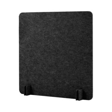 Imagem de ＫＬＫＣＭＳ Divisória de mesa acústica, divisória de mesa, de mesa para sala de aula escolar, Preto 40x40 Cm