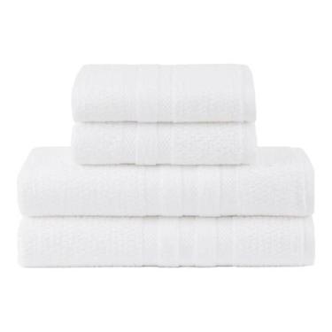 Imagem de Jogo toalha de banho 4 peças vanilla extra soft - buddemeyer, Branco 1