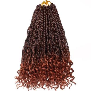 Imagem de Crochet Hair Beverlee Boho Box Braids 14 polegadas, 8 pacotes