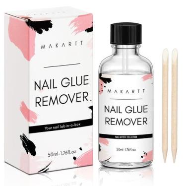 Imagem de Removedor de cola para unhas Makartt 50mL Debonder sem acetona