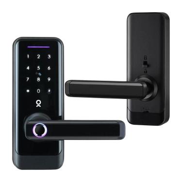 Imagem de Fechadura Digital Biométrica Eletrônica - 5 Formas De Acesso