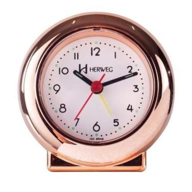 Imagem de Despertador Quartz Herweg Ref: 2641-309 Rosé