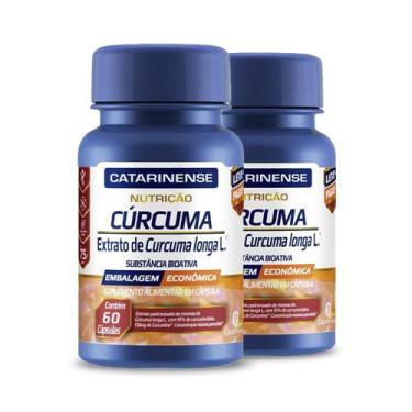 Imagem de Kit 2 Cúrcuma 130Mg Catarinense 60 Cápsulas