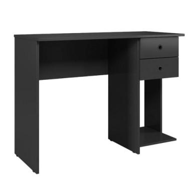 Imagem de Escrivaninha Mesa Computador Notebook 2 Gavetas Escritório Estudos Tra