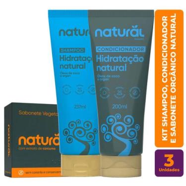 Imagem de Kit Sabonete Cúrcuma, Shampoo e Condicionador Natural da Linha Oleo de