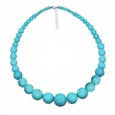 Imagem de Utop Colar de gargantilha de pérola grande para mulheres, contas de pérolas falsas, conjunto de brincos de pérola dos anos 20, bijuteria de fantasia, X-Large, Pérola, Pérola sintética