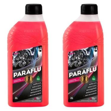 Imagem de Kit 2 Aditivo para Radiador Rosa Paraflu 1 Litro