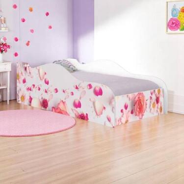 Imagem de Cama mobili infantil rosas - kids Mobili