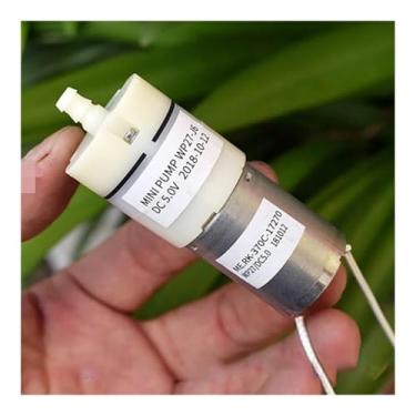 Imagem de Bomba de diafragma de monitor alto CC 5V-12V mudo grande volume de ar 370 bomba de ar para aquário aquário WWECCQIJ