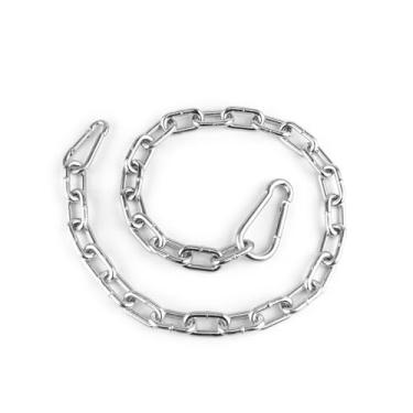 Imagem de UrbanMover Corrente giratória de aço inoxidável resistente - 4 conectores de pressão extensão fitness para saco de pancadas, rede, cadeira de balanço, elo de portão e ferragens de cerca