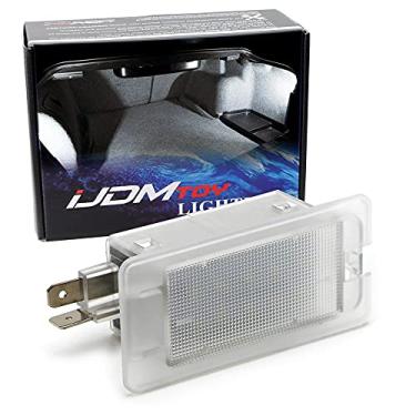 Imagem de iJDMTOY Luz de carga de porta-malas de LED branca Xenon compatível com Hyundai Accent Elantra Genesis Coupe Sonata, Kia Optima Forte Rio K900 etc., substituição OEM (alimentada por 18 peças de luzes