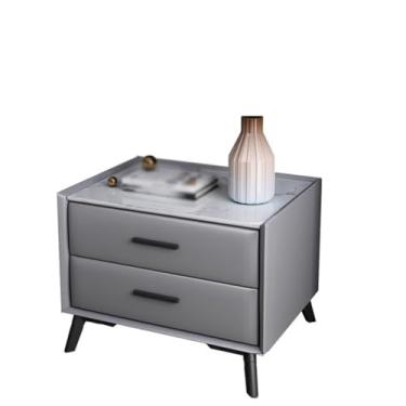 Imagem de URGDWEKJY Mesa de sofá todas as mesas de cabeceira de madeira maciça, armários de armazenamento de quarto simples, armários de chão estilo nórdico mesa pequena