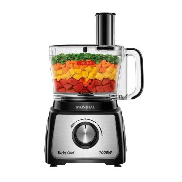 Imagem de Multiprocessador Turbo Chef 3 Em 1 Mondial Preto 1000W MPN-02-BE 220V