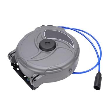 Imagem de YWBL-WH Carretel de Mangueira de Ar Retrátil, Carretel de Mangueira Retrátil Automático 10m 33,1lb Com Alça Portátil para Oficina, Garagem, Estúdio Doméstico