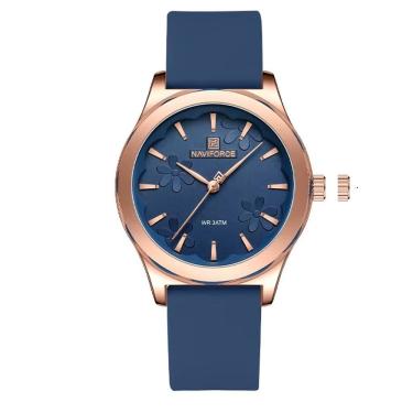 Imagem de Relógios Femininos Naviforce 5051 em Silicone Azul