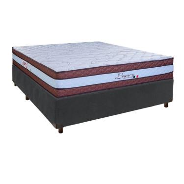 Imagem de Cama Box + Colchão Casal Molas Ensacadas Legaccy Paropas