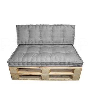 Imagem de Estofado Sofá de Pallet Futon Turca Acquablock Duna - Conforto e Estil