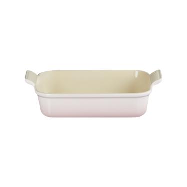 Imagem de TRAVESSA LE CREUSET RETANGULAR HERITAGE 26CM SHELL PINK 71102267770001