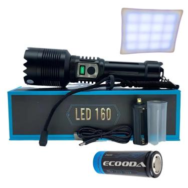 Imagem de Lanterna Recarregável Ultra Potente Led P160 Buld Canhão