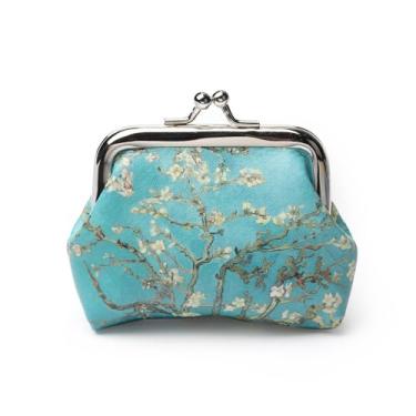 Imagem de Carteira pequena feminina, mini estampada, porta-moedas, bolsas para cartões de dinheiro, Multicor, B