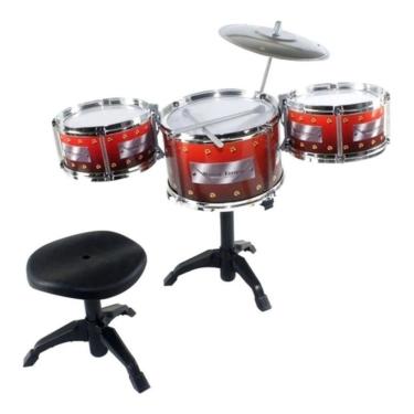 Imagem de Bateria Musical Jazz Drum 7 Pcs
