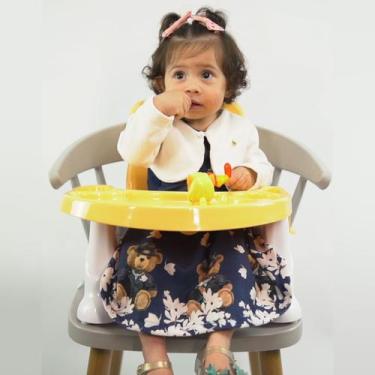 Imagem de Cadeirinha de Alimentação Portátil Ursinho com Cinto - Dr.Online