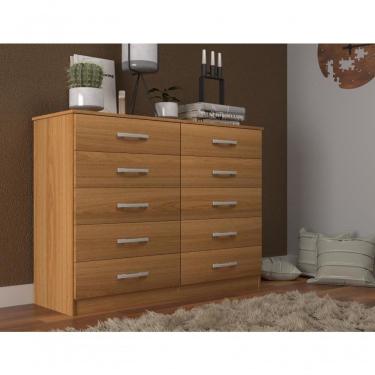 Imagem de Cômoda Austin 10 Gavetas Cinnamomo - Cinnamomo Cinnamomo