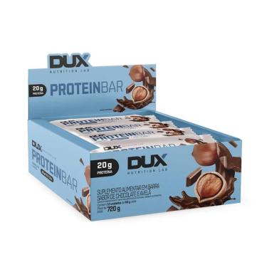 Imagem de Barra De Proteína Protein Bar 60g Chocolate E Avelã 12un Dux-Unissex