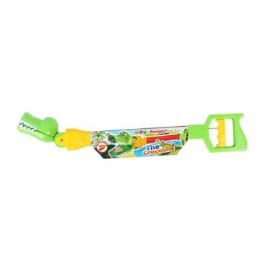 Imagem de Colaxi Brinquedo interativo com garras robóticas fortes e de longo alcance para criativa de lixo, ideal para crianças e adultos, Crocodilo Verde
