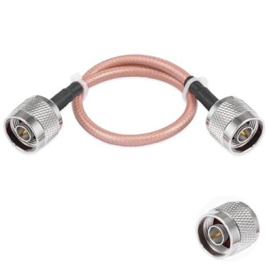 Imagem de POBADY N para N Macho Jumper N Macho para N Macho Cabo Coaxial de Baixa Perda RG400 12"/30CM para Antena 3G 4G 5G LTE Rádio Amador GPS WiFi