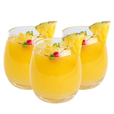 Imagem de Bev Tek Copos de 355 ml, 48 copos de coquetel – pode ser lavado na máquina de lavar louça, copos de plástico transparente para bebidas, à prova de estilhaçamento, para todos os tipos de bebidas –