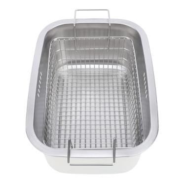 Imagem de Yunseity Pia, Pia para Vegetais Em Aço Inoxidável Com Cesto de Drenagem, Creme, 7,5 L, Confortável