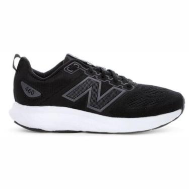 Imagem de Tênis New Balance 460 V4 Masculino Preto Branco Conforto, Preto, 41