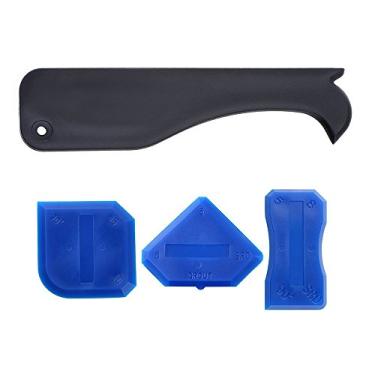 Imagem de 4Pcs/Set Selante Espátula Kit de Ferramentas de Calafetagem Calafetar Acabamento Junta Silicone Arga Raspador de Vidro para Banheiro Cozinha Sala e uras Selante Selos