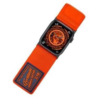 Imagem de Pulseira de relógio Tefeca Fortitude Series Ultrawide Band laranja/pre