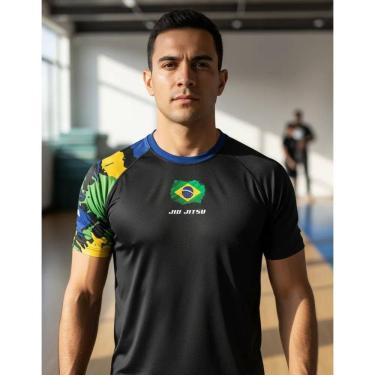 Imagem de Camisa Usual Dry Fit Esportiva Jiu-Jitsu Proteçã Justiceiro