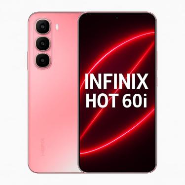 Imagem de Smartphone Infinix Hot 60i, 256GB, 8GB RAM, Tela 6,6, Android 14, Câmera 50MP, Bateria 5000mAh, Dual SIM, Rosa