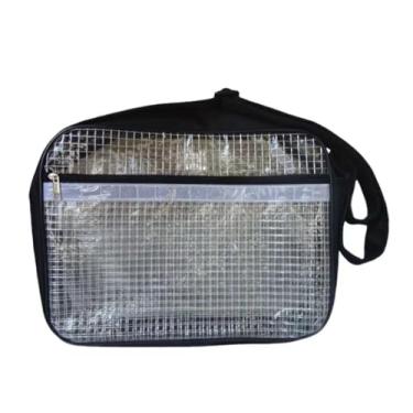 Imagem de Bolsa de ombro ESD de PVC transparente antiestática de 39,9 cm C x 11 cm L x 30 cm A, bolsa de ferramentas de engenheiro de sala limpa, para engenheiros, colocar ferramentas de computador em sala