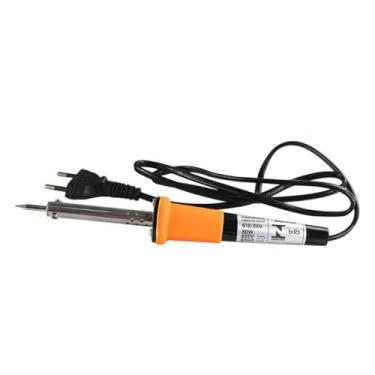 Imagem de Ferro de Solda Profissional, 30W, 220V, Ponta de Cobre e Níquel Cromo, Temperatura Máxima 400°, com Suporte, 21cm