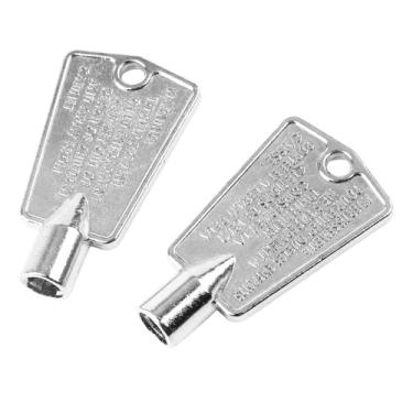 Imagem de 2 peças 216702900 chaves de porta de congelador de metal, chave de porta de freezer para Frigidaire Kenmore GE substitui AP4301346 PS1991481 216702900 06599905