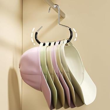 Imagem de 2 cabides para cachecol, cinto, anel, antiderrapante, organizador para chapéus, colete, gravatas, xales, pashminas