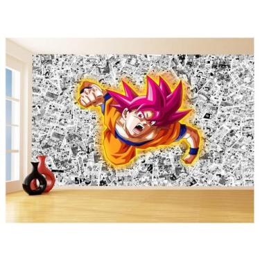 Imagem de Papel De Parede Dragon Ball Goku Página Manga 3,5M Dbz532 - Você Decor