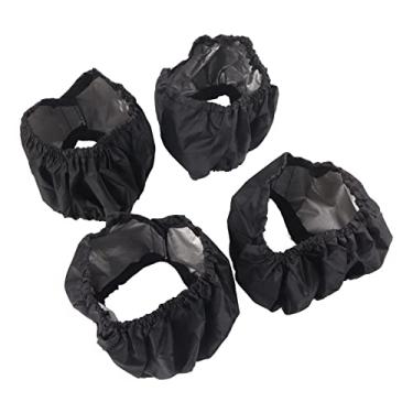 Imagem de Cryfokt Conjunto de Capa de Roda para Carrinho de bebê, Resistente a Manchas, Pano Oxford, Acessório para Novas Mães S, L (Tamanho pequeno (pacote único))