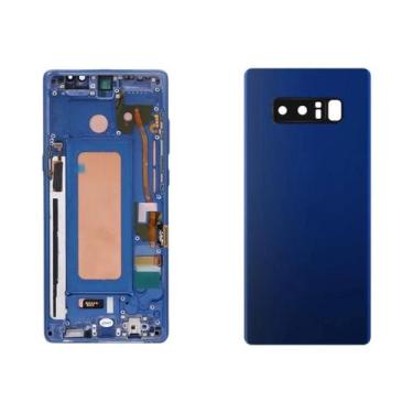 Imagem de Tela LCD Samsung Note8 Com Moldura Para N950F N950U N950W N950FD 100% 