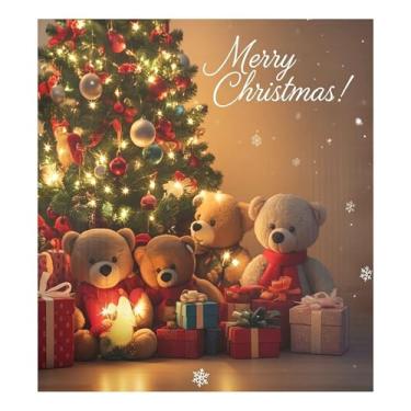 Imagem de SEHANY Capa magnética para lava-louças de árvore de Natal, adesivos magnéticos para decoração de Natal antiarranhões para painel de geladeira e lava-louças, decoração de Natal de cozinha doméstica 58