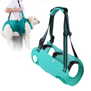 Imagem de HGTRH Arnês de suporte e reabilitação de cães, suporte de mobilidade ajustável para cadeira de rodas de animais de estimação com malha respirável para artrite, displasia de quadril e alívio da dor