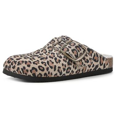 Imagem de WHITE MOUNTAIN Sapato feminino Big Sur Clog Palmilha, Natural/impressão eletrônica/com pele/couro, 36