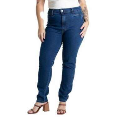 Imagem de Calça Jeans Sawary Plus Size Levanta Bumbum - 280693 - Azul médio 50-Feminino