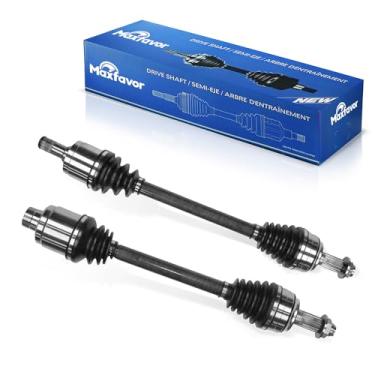 Imagem de MAXFAVOR Conjunto de par de eixo de eixo CV dianteiro esquerdo e direito compatível com Nissan Murano SE SL S 3.5L AWD 2003 2004 2005 2006 2007