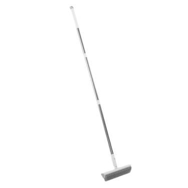Imagem de aqxreight Escova para Esfregar Piso, Cabo Longo, Escova de Limpeza de Cabelo Duro para Chuveiro, Azulejo, Garagem, Pátio Externo